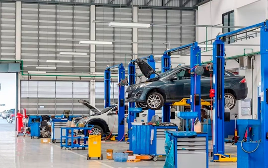 Estrutura de alinhamento automotivo, foto do site Trip Pneus
